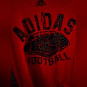 XL red Adidas Football tshirt